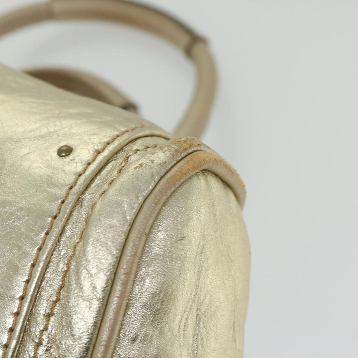 Chloe Paddington Hand Bag Leather Gold Tone 01 10 51 5811 59696