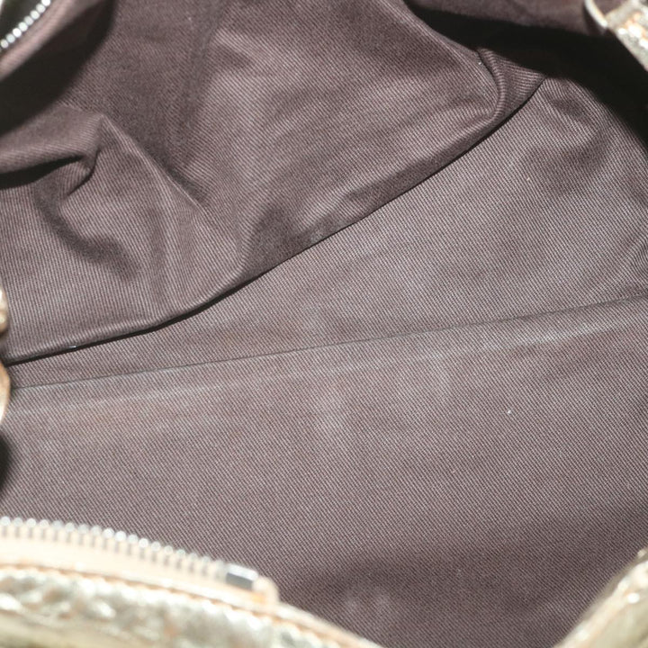 Chloe Paddington Hand Bag Leather Gold Tone 01 10 51 5811 59696