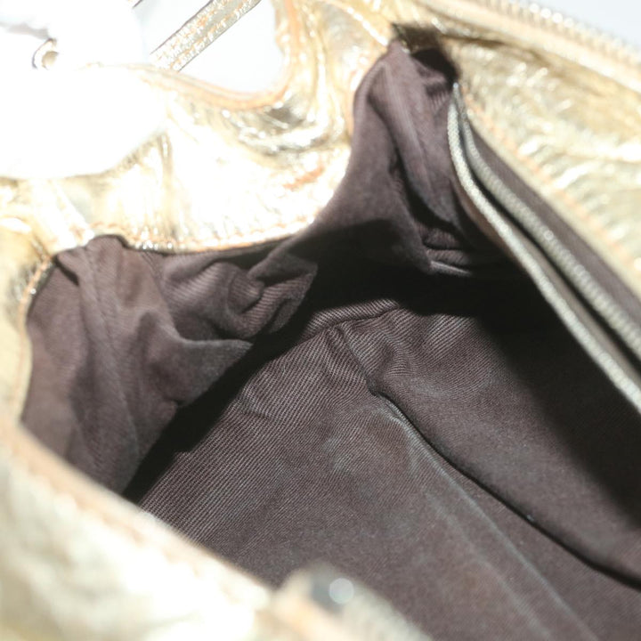 Chloe Paddington Hand Bag Leather Gold Tone 01 10 51 5811 59696