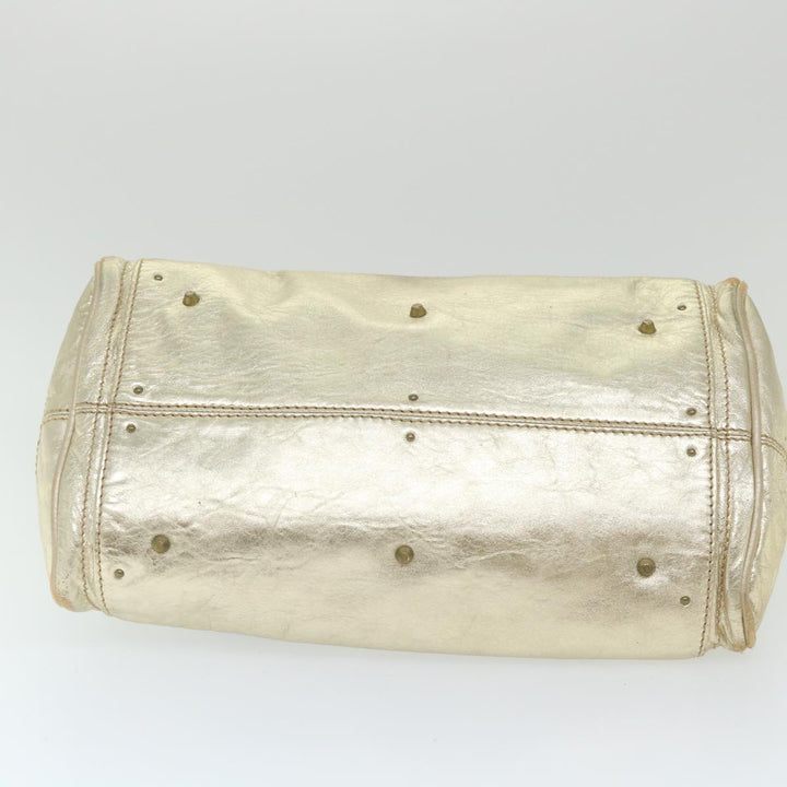 Chloe Paddington Hand Bag Leather Gold Tone 01 10 51 5811 59696