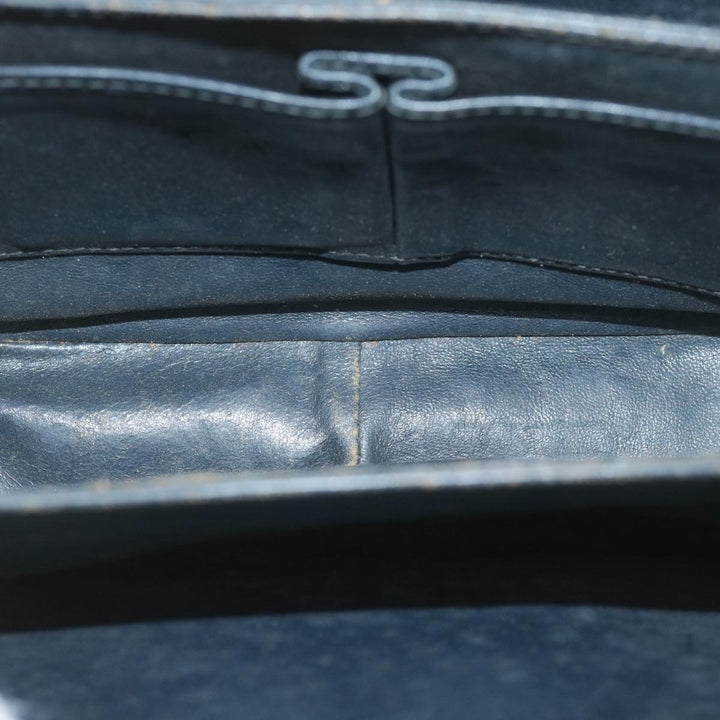 Celine C Macadam Canvas Shoulder Bag Navy Auth 59941