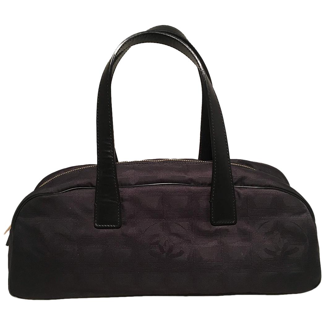 Top Quality Chanel Black Nylon Traveline Handbag