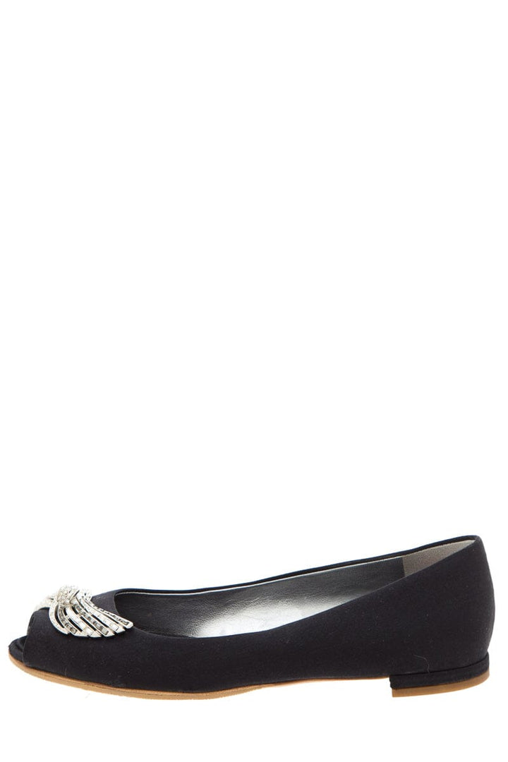 Giuseppe Zanotti Black Flats SZ 36.5