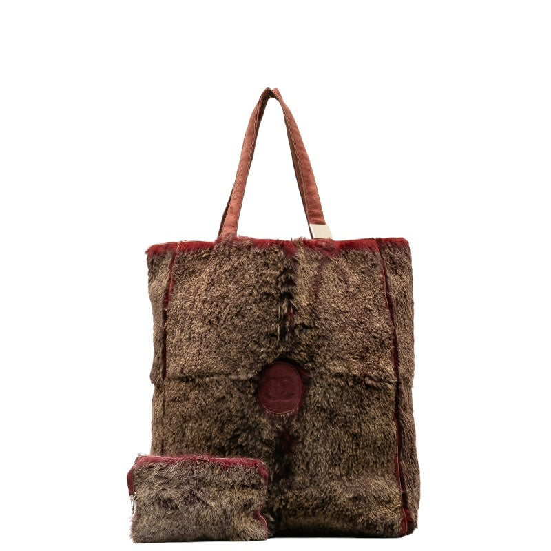 Top Quality Chanel Cocomark Rapunzel  Bag houlder Bag Brown Red lace Lady Chanel