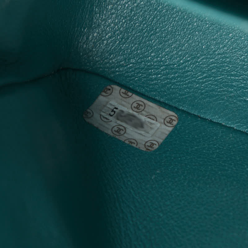 Top Quality Chanel Matrace 25 Cocomark Double Flap ilver  Chain Shoulder Bag Light Green  Lady CHANEL