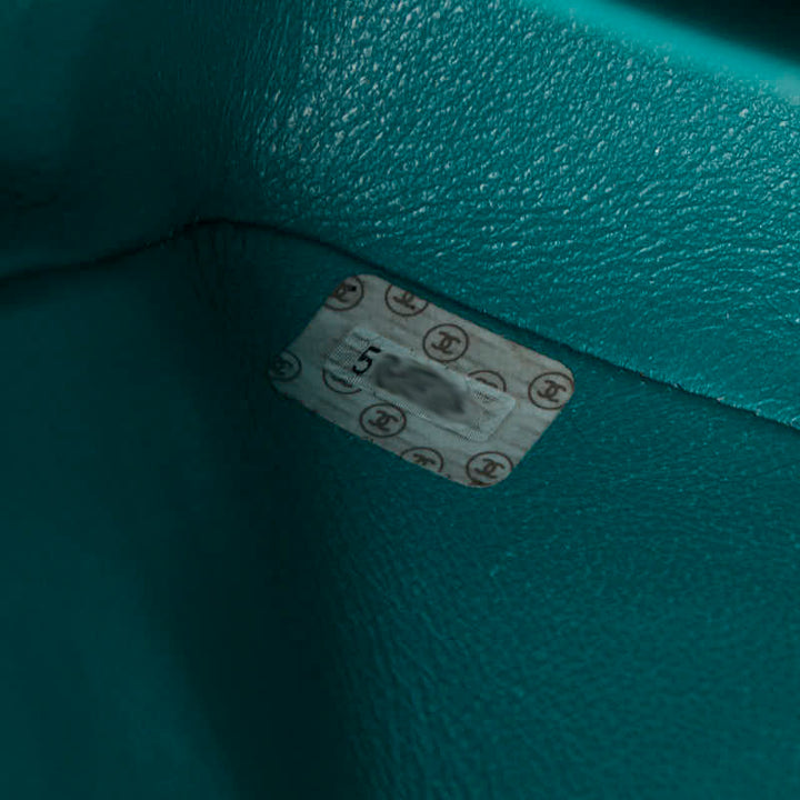 Top Quality Chanel Matrace 25 Cocomark Double Flap ilver  Chain Shoulder Bag Light Green  Lady CHANEL