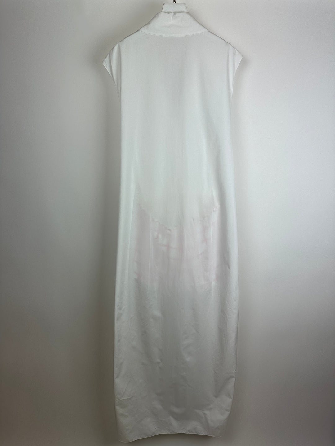 *HOT* Top Quality Chanel Resort 2023 White Shirt Playsuit with Checked Pink Detachable Shorts & Long Train Detail Size FR 34 (UK 6)