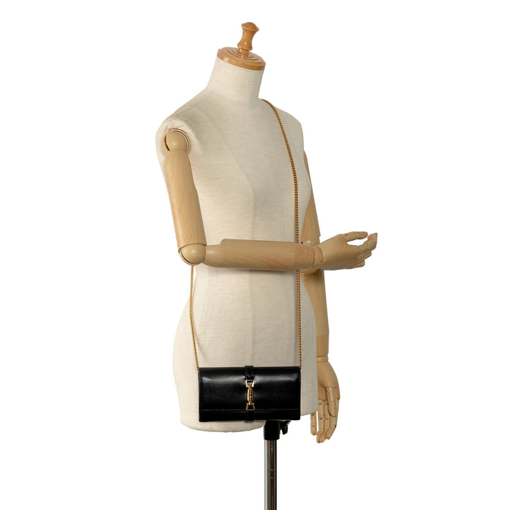 GUCCI Jackie 1961 Wallet On Chain Crossbody Bag