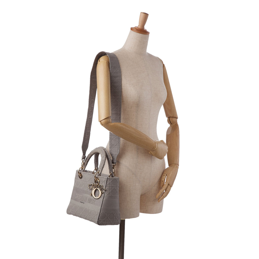 Top quality Dior Lady D-Lite Medium Grey