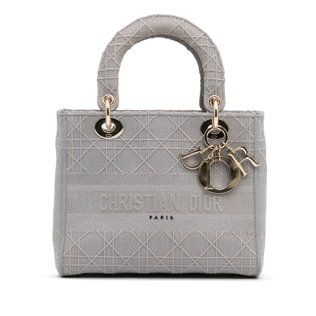 Top quality Dior Lady D-Lite Medium Grey
