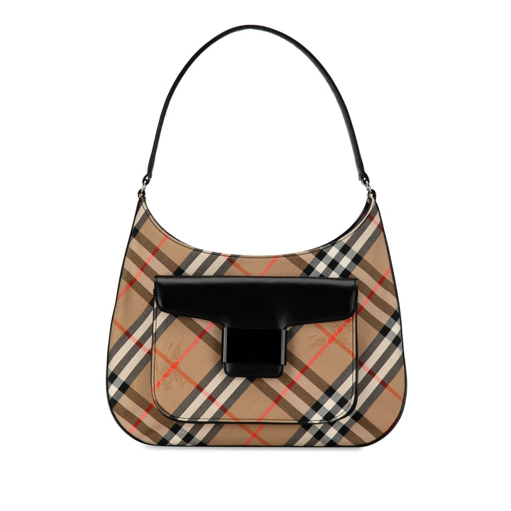 BURBERRY Haymarket Check Shoulder Bag