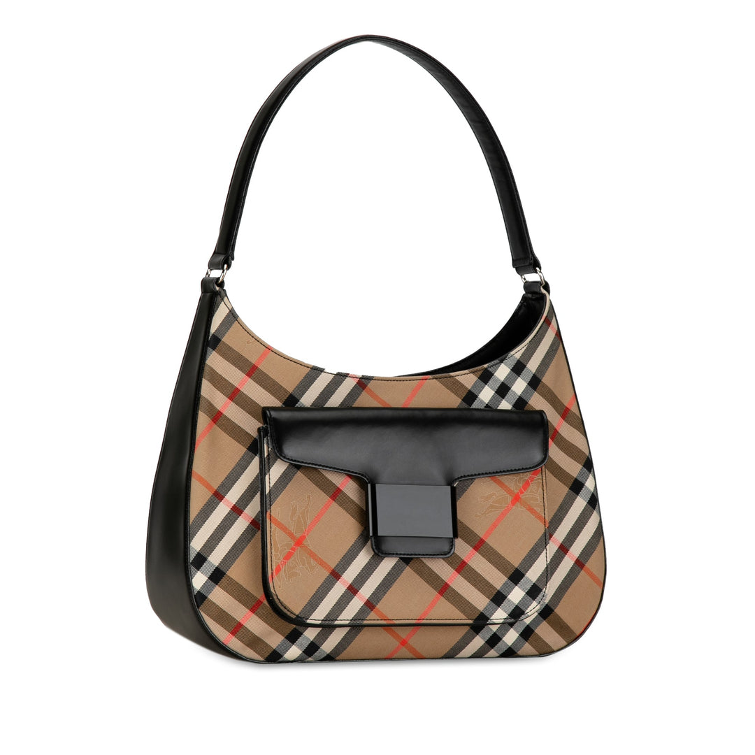 BURBERRY Haymarket Check Shoulder Bag