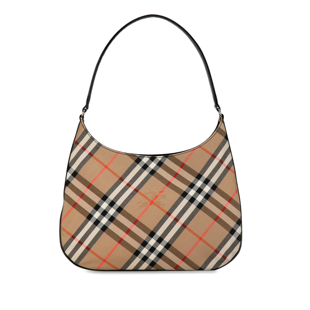 BURBERRY Haymarket Check Shoulder Bag