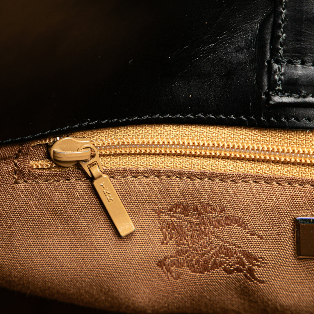 BURBERRY Haymarket Check Shoulder Bag