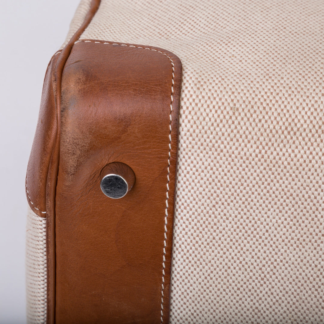 Birkin 35 - Barenia and Ecru Canvas