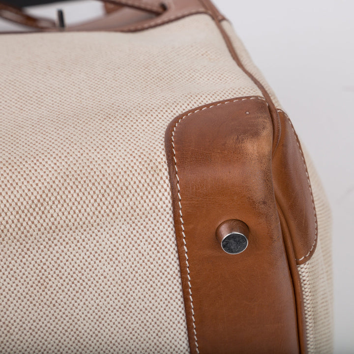 Birkin 35 - Barenia and Ecru Canvas