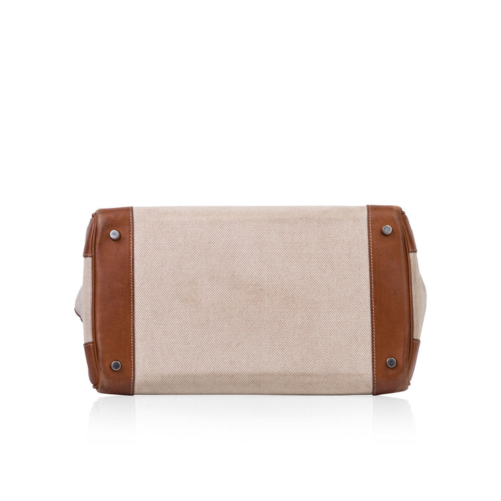 Birkin 35 - Barenia and Ecru Canvas