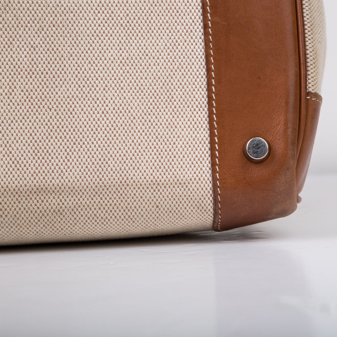 Birkin 35 - Barenia and Ecru Canvas