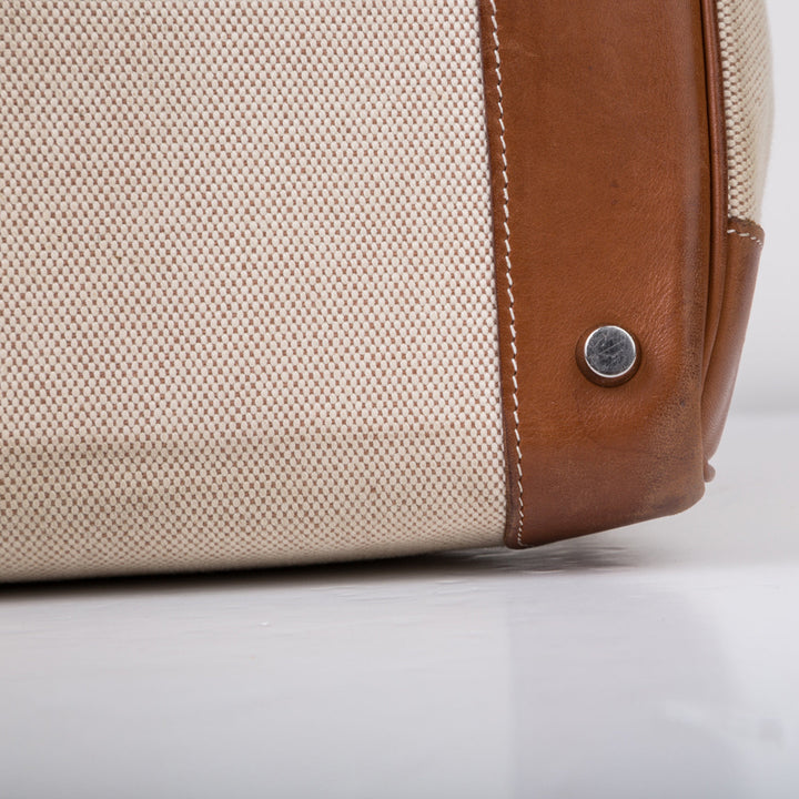 Birkin 35 - Barenia and Ecru Canvas