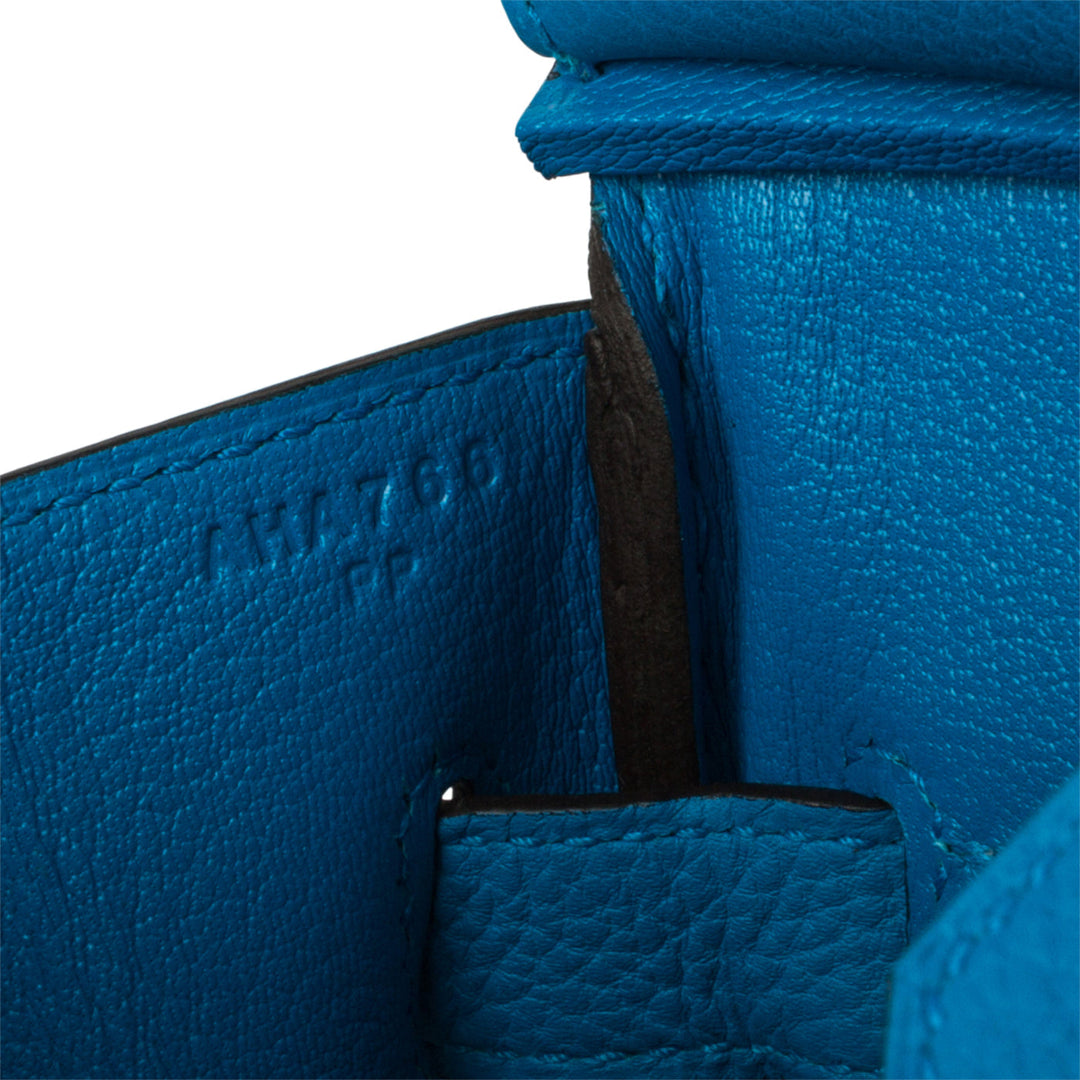 Birkin 30 - Blue Zanzibar Togo - PHW