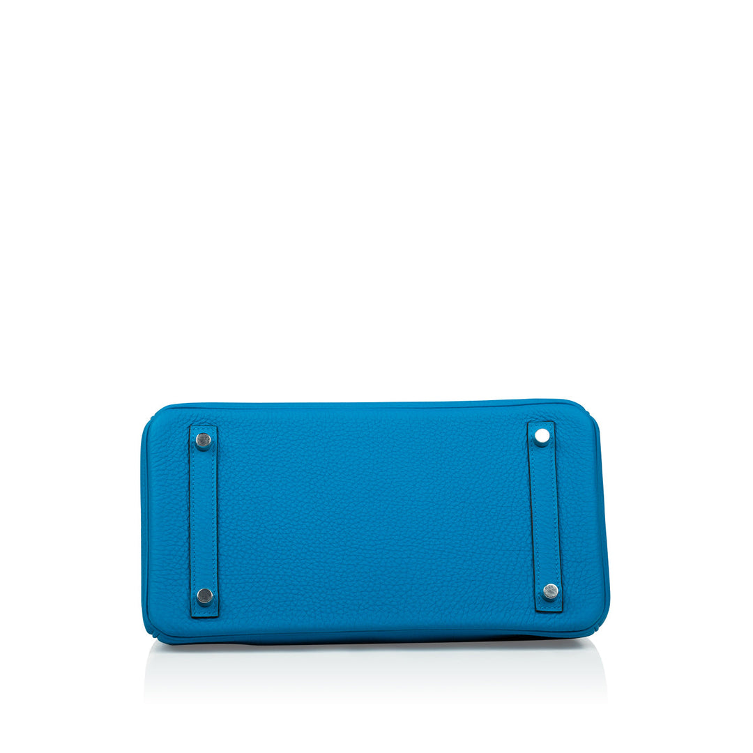 Birkin 30 - Blue Zanzibar Togo - PHW