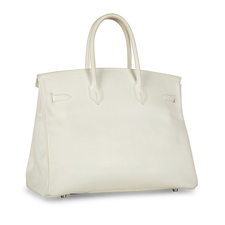 Birkin 35 - White Epsom - PHW