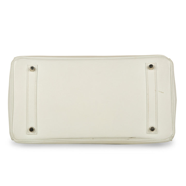 Birkin 35 - White Epsom - PHW