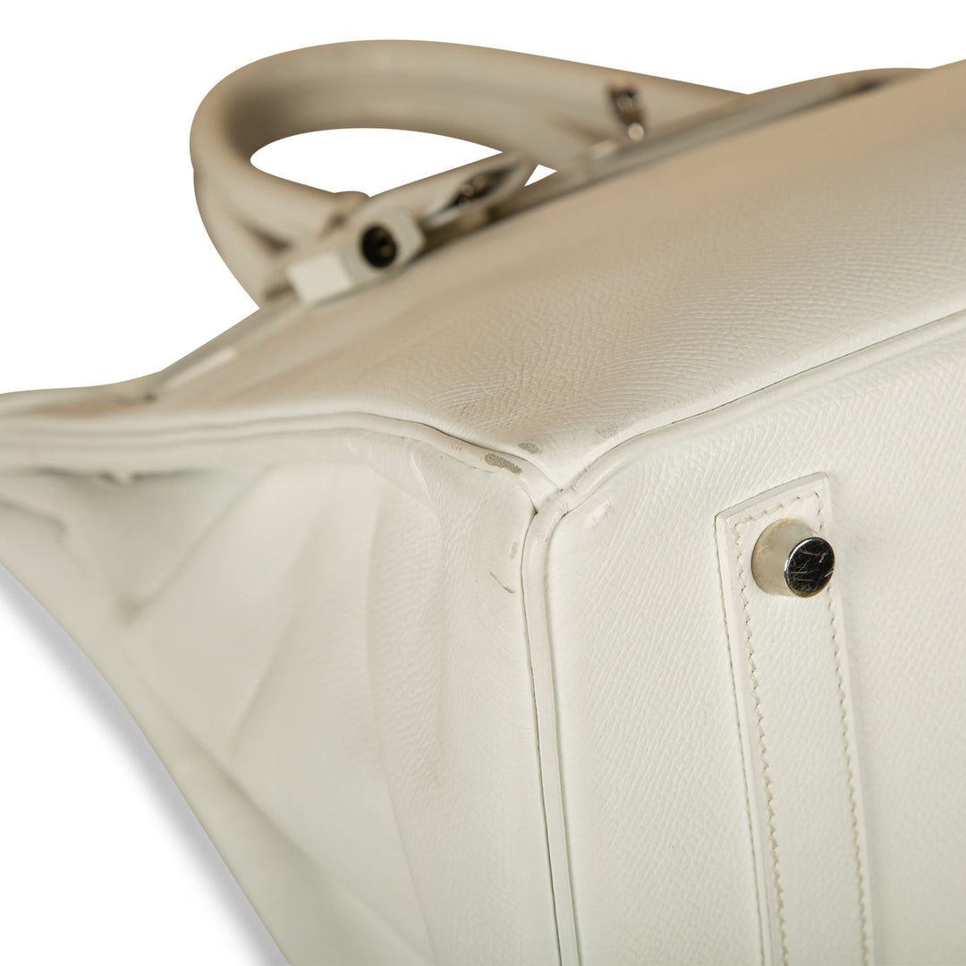 Birkin 35 - White Epsom - PHW