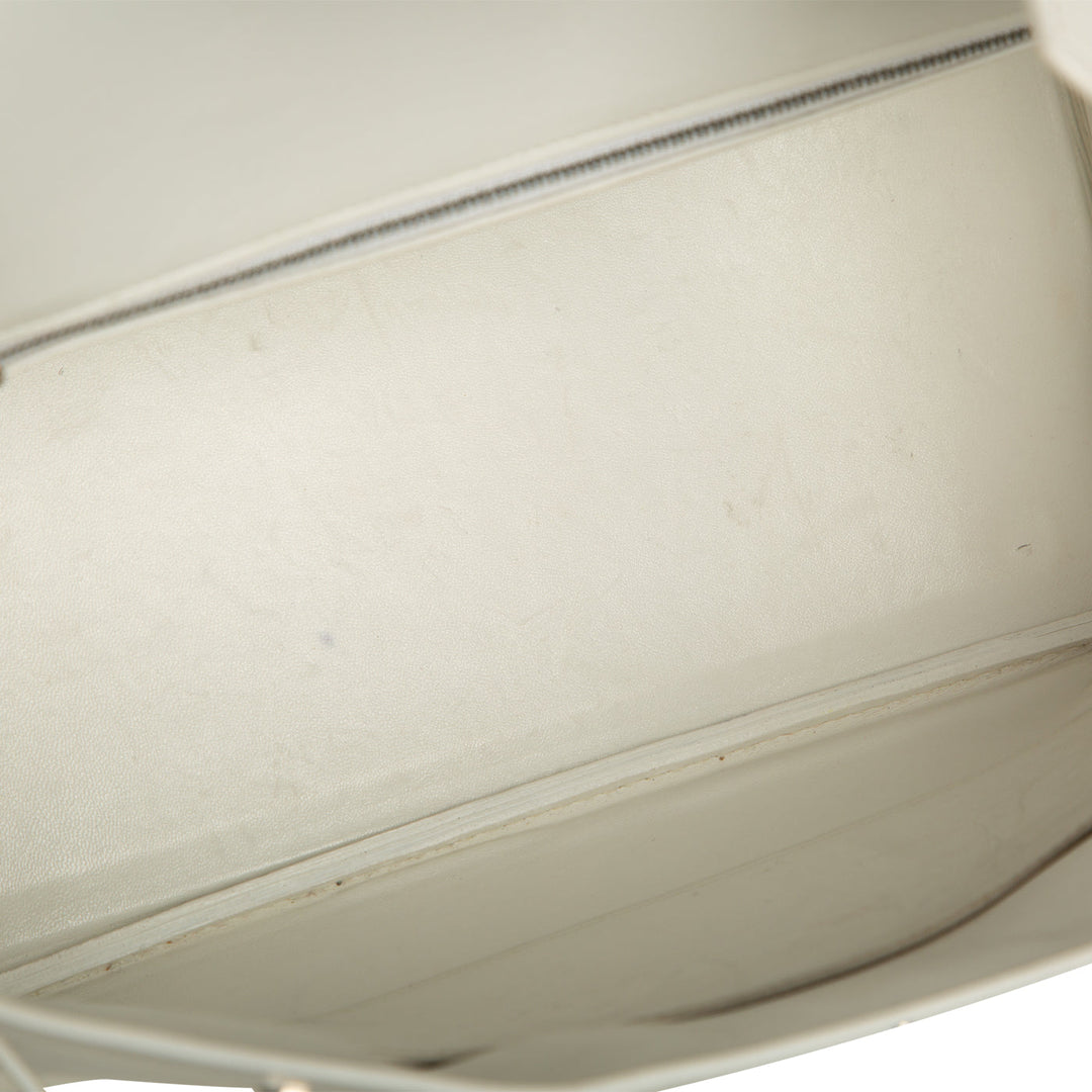 Birkin 35 - White Epsom - PHW