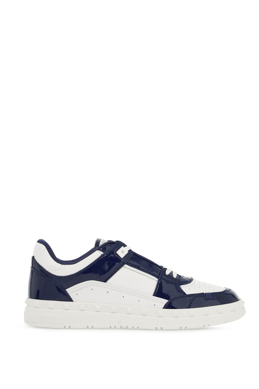 PATENT LEATHER FREEDOTS LOW-TOP SNEAKERS