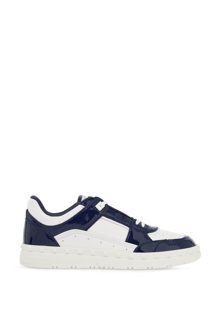 PATENT LEATHER FREEDOTS LOW-TOP SNEAKERS