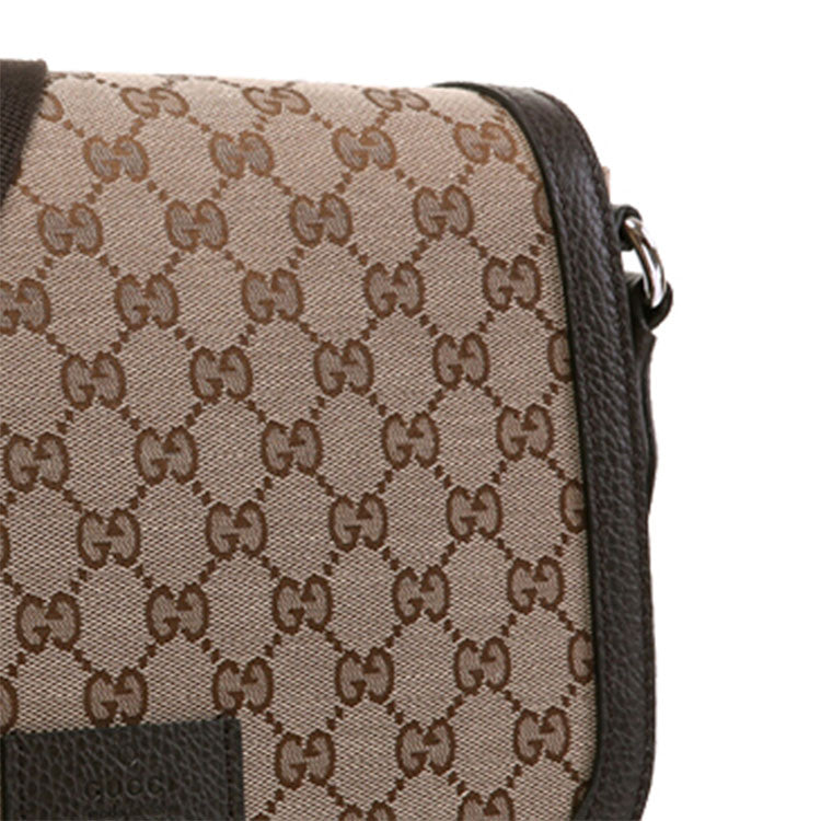 GUCCI Canvas Prints Single Shoulder Bag Brown 449172-KY9KN-9886