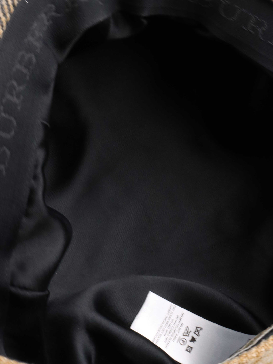 Burberry Check Wool Hat.