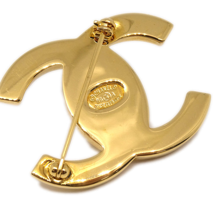 Top Quality Chanel CC Brooch Pin Gold 96A