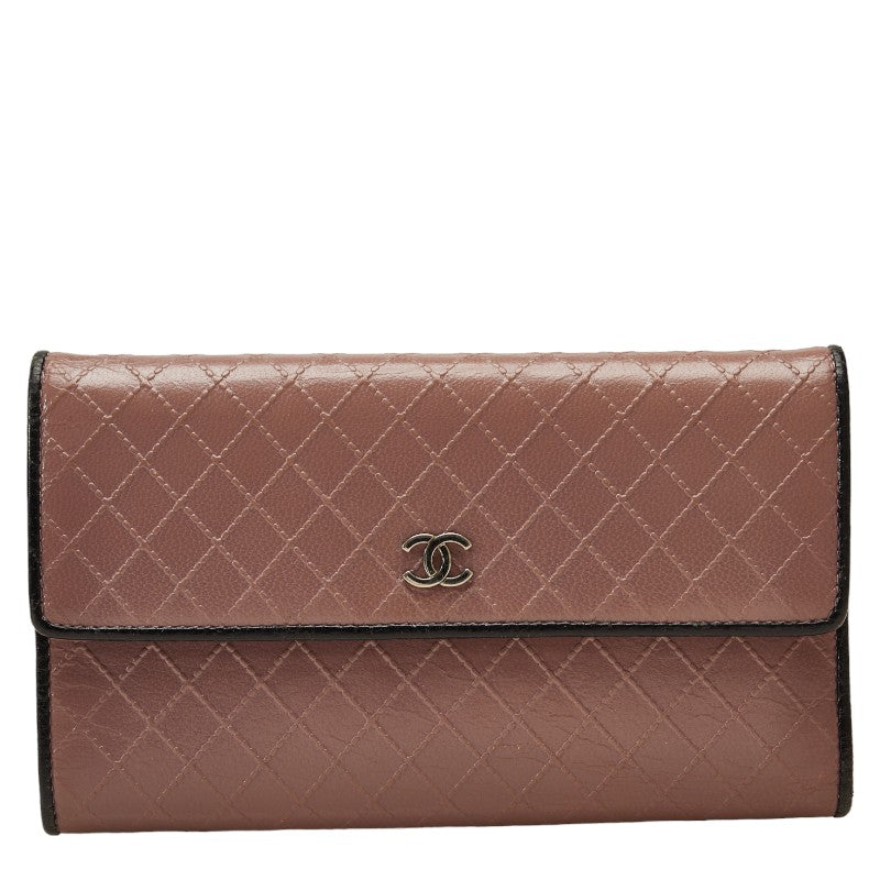 Top Quality Chanel Top Quality Chanel Long Wallet Leather Pink