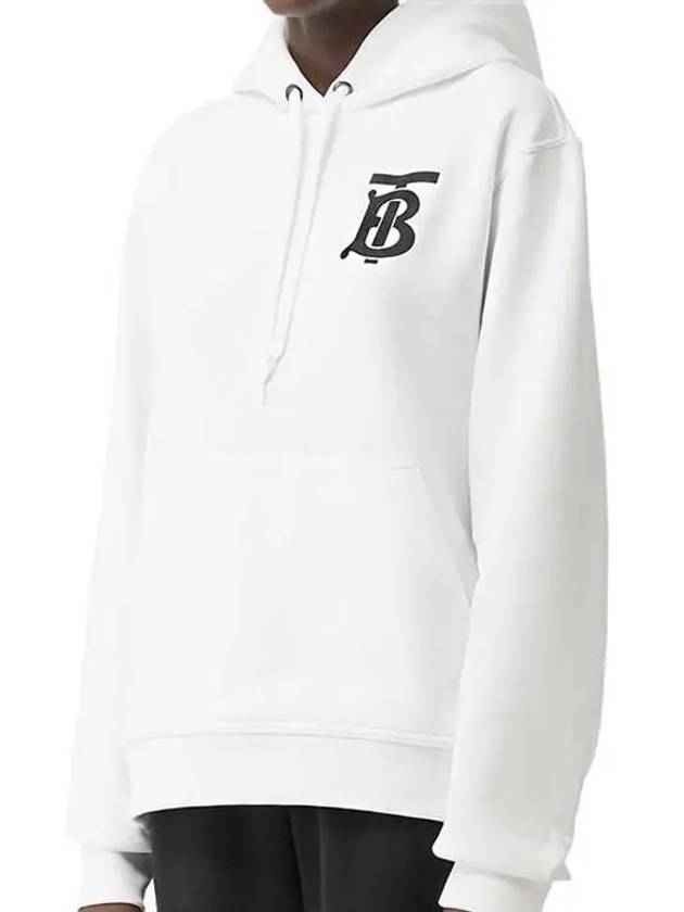Burberry Monogram Motif Cotton Hoodie White