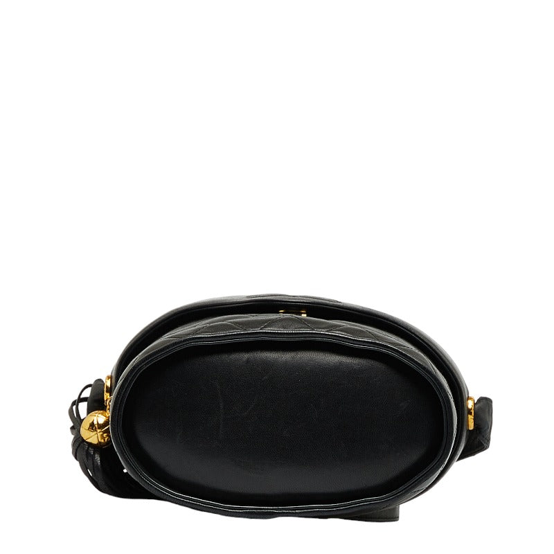Top Quality Chanel Cocomark Tassel winged Shoulder Bag Black Leather  Chanel