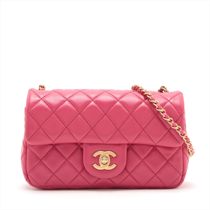 Top Quality Chanel Mini Matrasse 20  Single Chain Bag Coco Ball Pink Gold