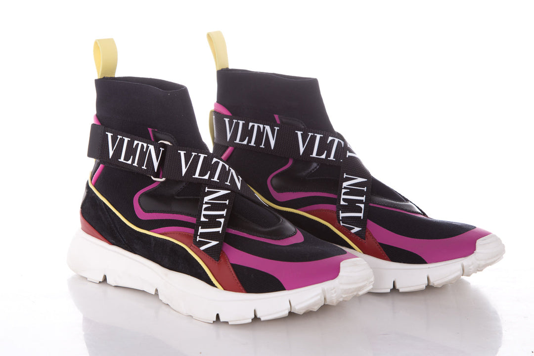 Valentino Garavani Black & Multi Sneaker SZ 40