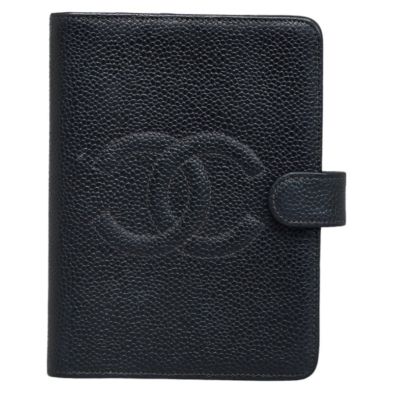 Top Quality Chanel Coco Handbook Cover Agenda Black Caviar S  CHANEL