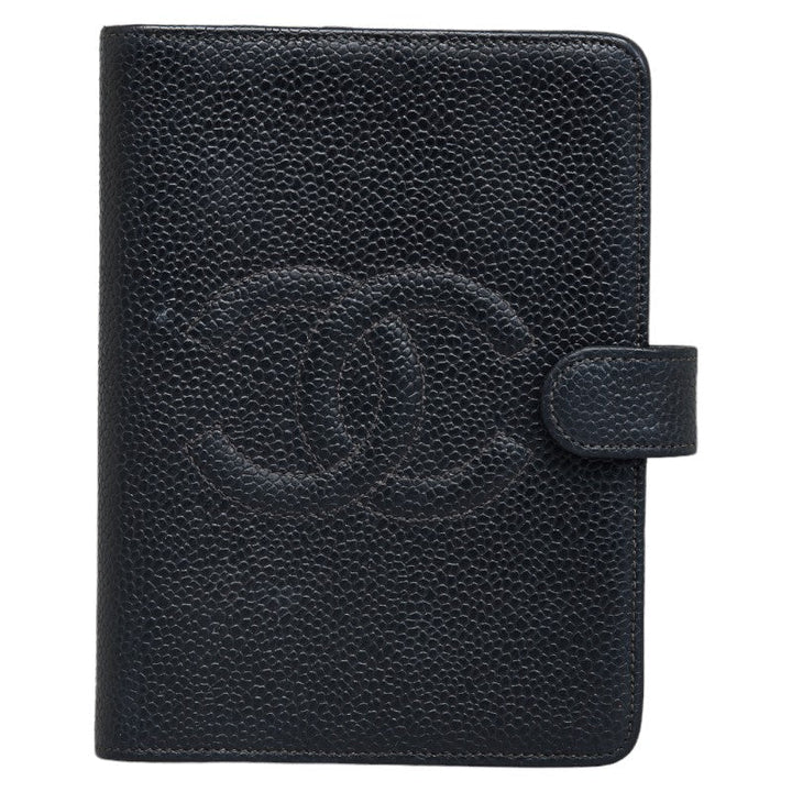 Top Quality Chanel Coco Handbook Cover Agenda Black Caviar S  CHANEL