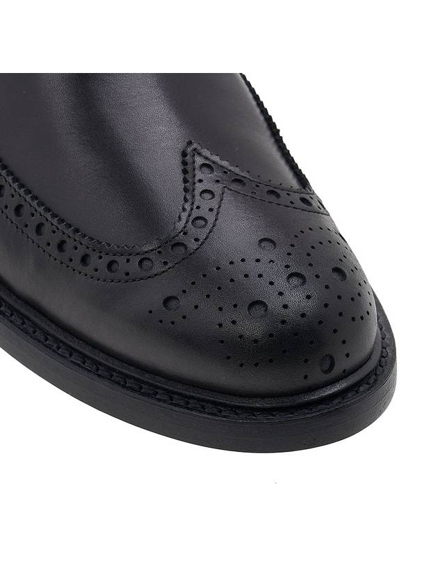 Burberry Tanner Check Chelsea Boots Black