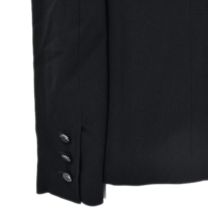 Top Quality Chanel Double Breasted Jacket Black 98A #38
