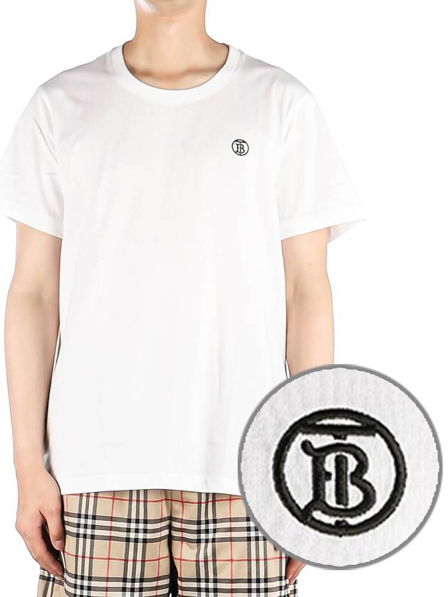 Burberry TB Logo Short Sleeve T-shirt White