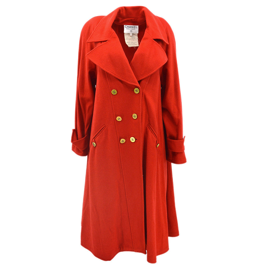 Top Quality Chanel Fall 1994 double-breasted coat #36