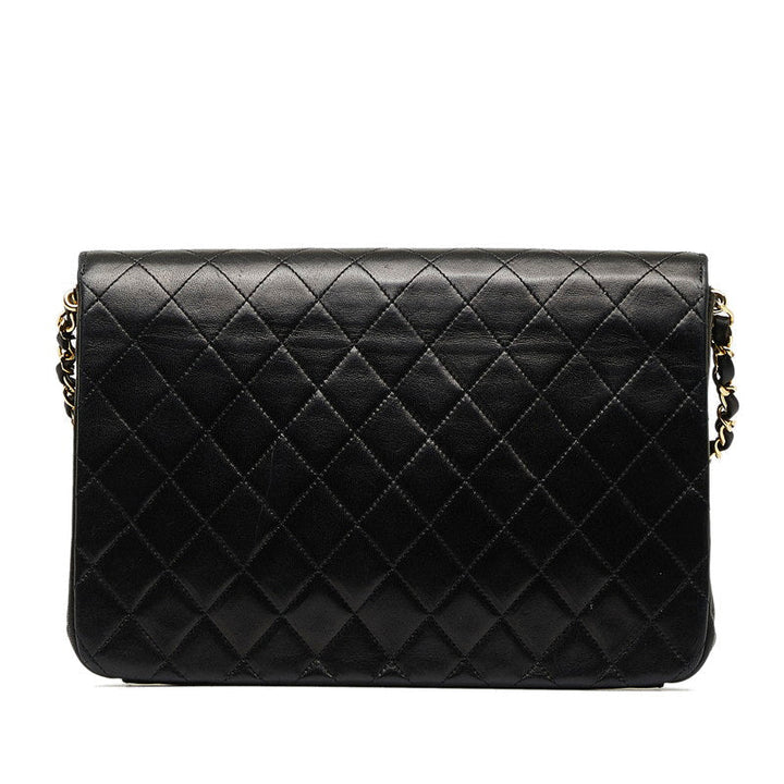 Top Quality Chanel Mattress ingle Chain Shoulder Bag Black Gold   Chanel