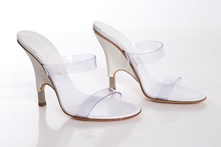 Giuseppe Zanotti White Heels SZ 5.5