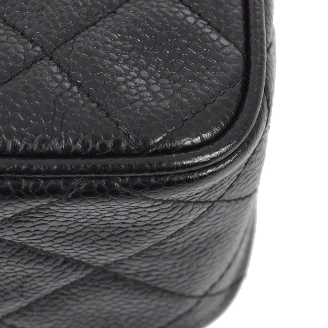 Top Quality Chanel 1994-1997 Black Caviar Skin Camera Bag Mini