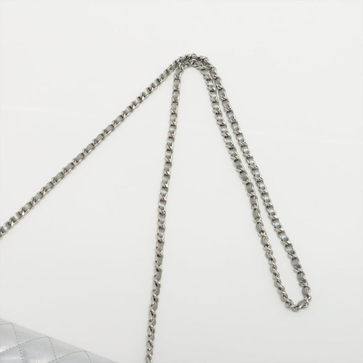 Top Quality Chanel 2.55 Leather Chain Wallet Silver Silver
