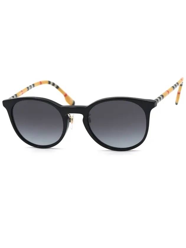 Burberry Eyewear Round Sunglasses Black